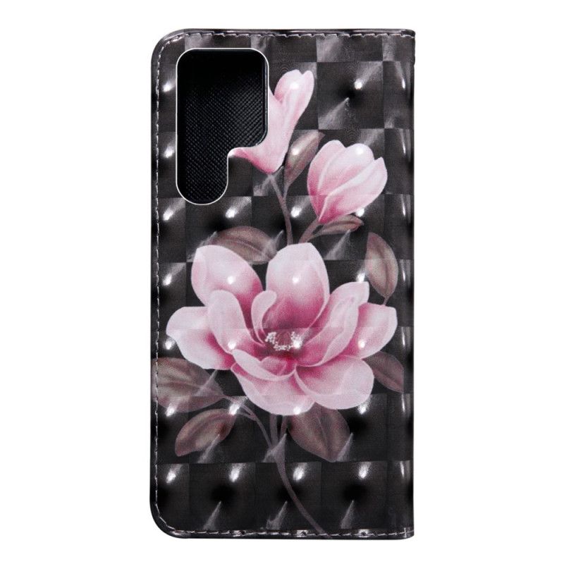 Flip Cover Samsung Galaxy S22 Ultra 5G Blomsterblomster