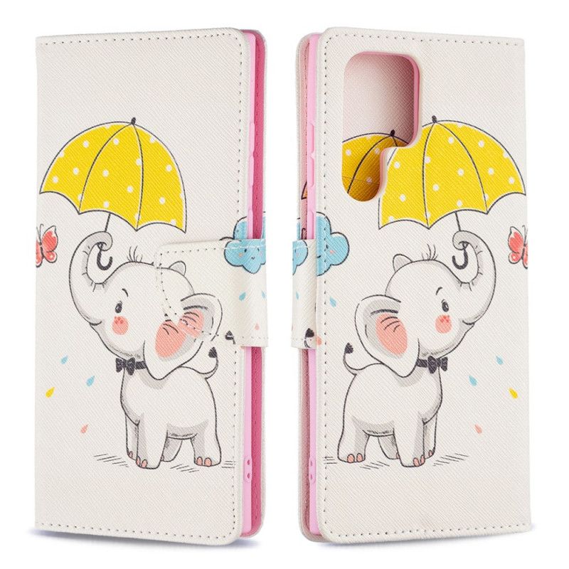 Flip Cover Samsung Galaxy S22 Ultra 5G Elefantunge