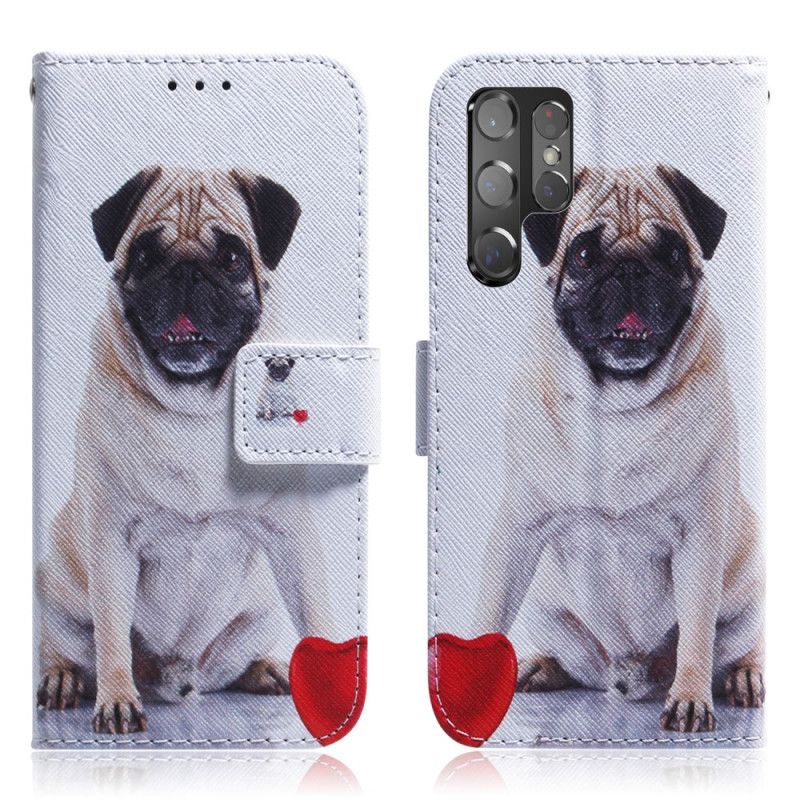 Flip Cover Samsung Galaxy S22 Ultra 5G Mopshund