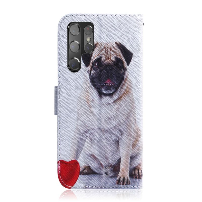 Flip Cover Samsung Galaxy S22 Ultra 5G Mopshund