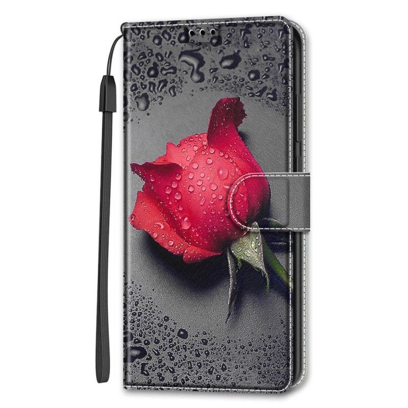 Flip Cover Samsung Galaxy S22 Ultra 5G Roser Med Rem