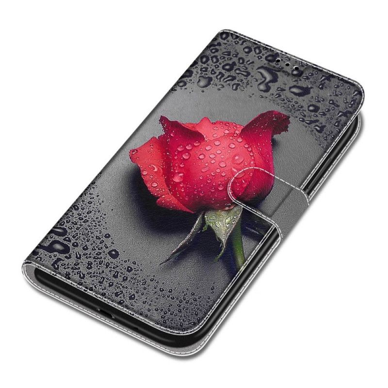 Flip Cover Samsung Galaxy S22 Ultra 5G Roser Med Rem