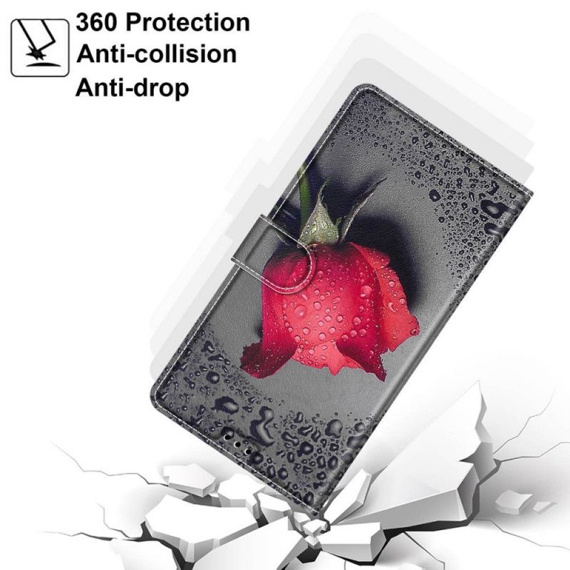 Flip Cover Samsung Galaxy S22 Ultra 5G Roser Med Rem