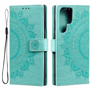 Flip Cover Samsung Galaxy S22 Ultra 5G Sol Mandala