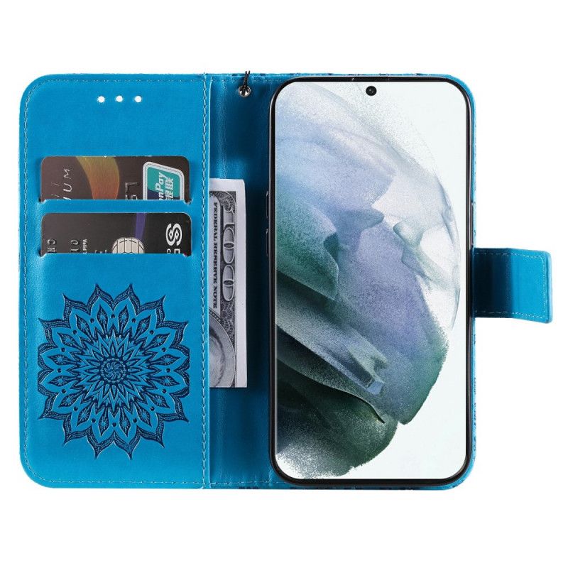 Flip Cover Samsung Galaxy S22 Ultra 5G Solblomst