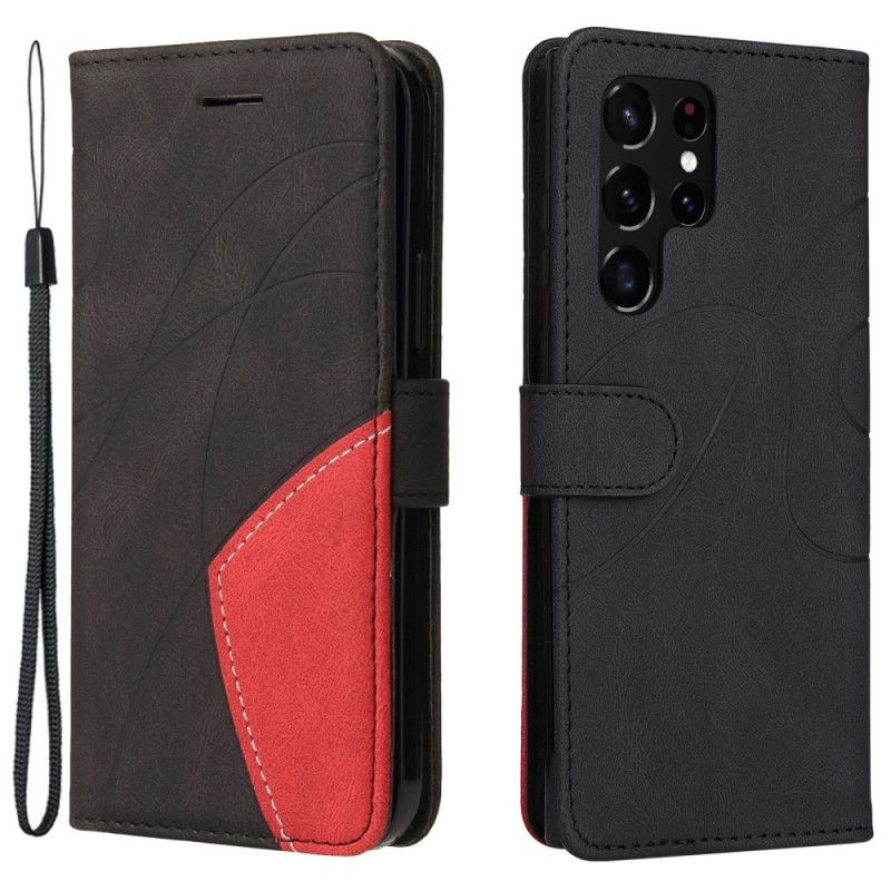 Flip Cover Samsung Galaxy S22 Ultra 5G Tofarvet