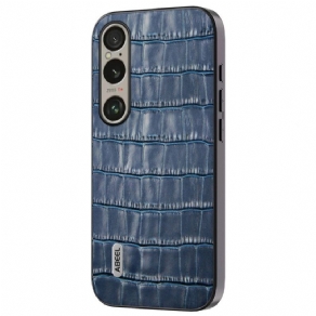 Cover Sony Xperia 1 Vi Telefon Etui Krokodilletekstur Abeel