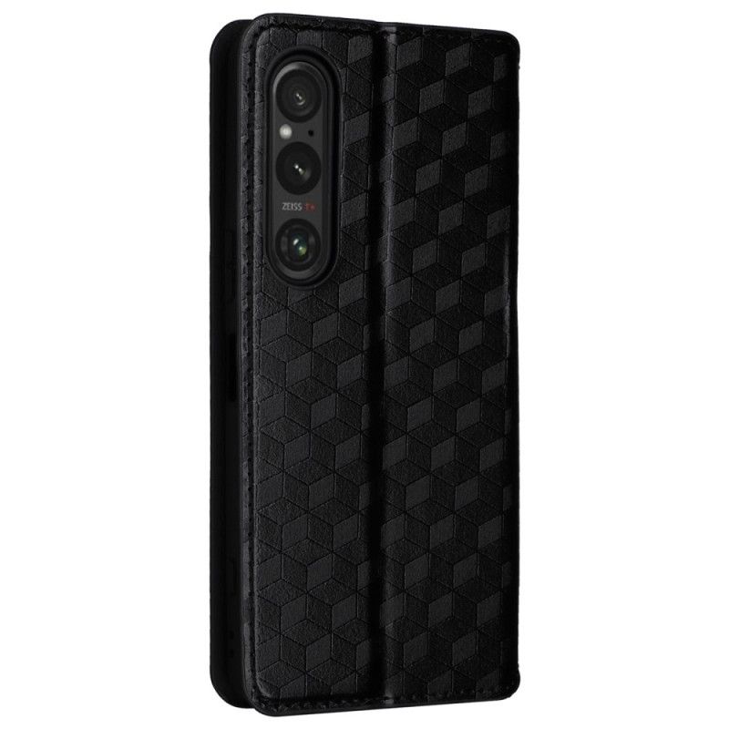 Flip Cover Sony Xperia 1 Vi 3d Diamantmønster