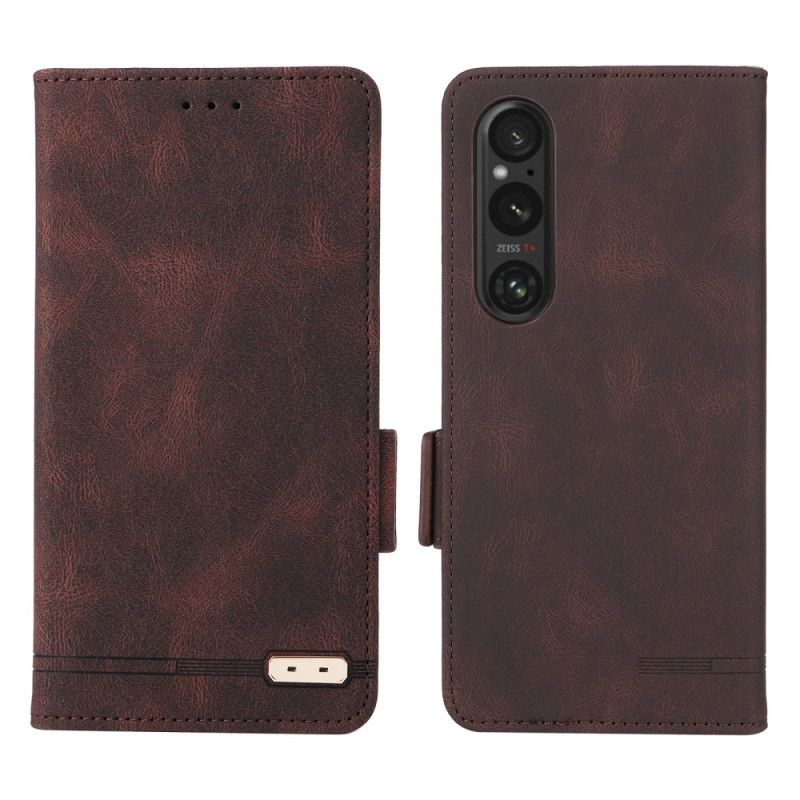 Flip Cover Sony Xperia 1 Vi Retro Læderstil