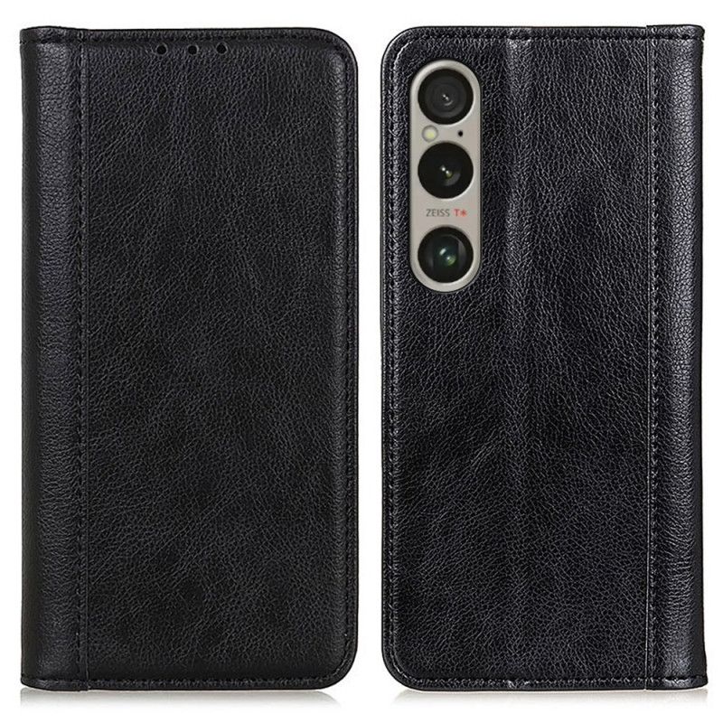 Flip Cover Sony Xperia 1 Vi Vintage Split Læder