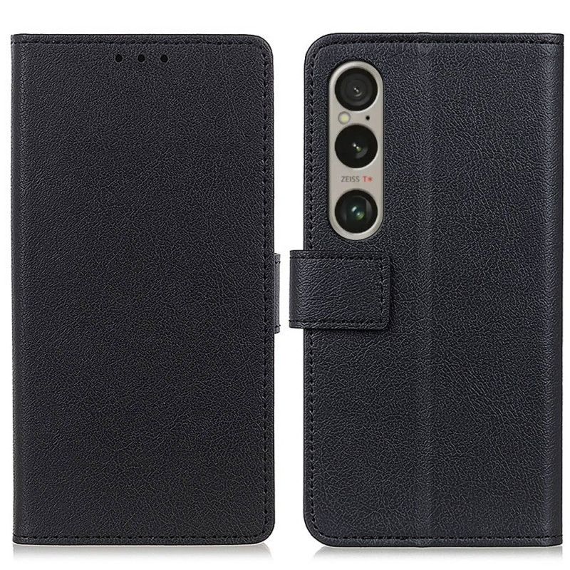 Læder Cover Sony Xperia 1 Vi Telefon Etui Klassisk