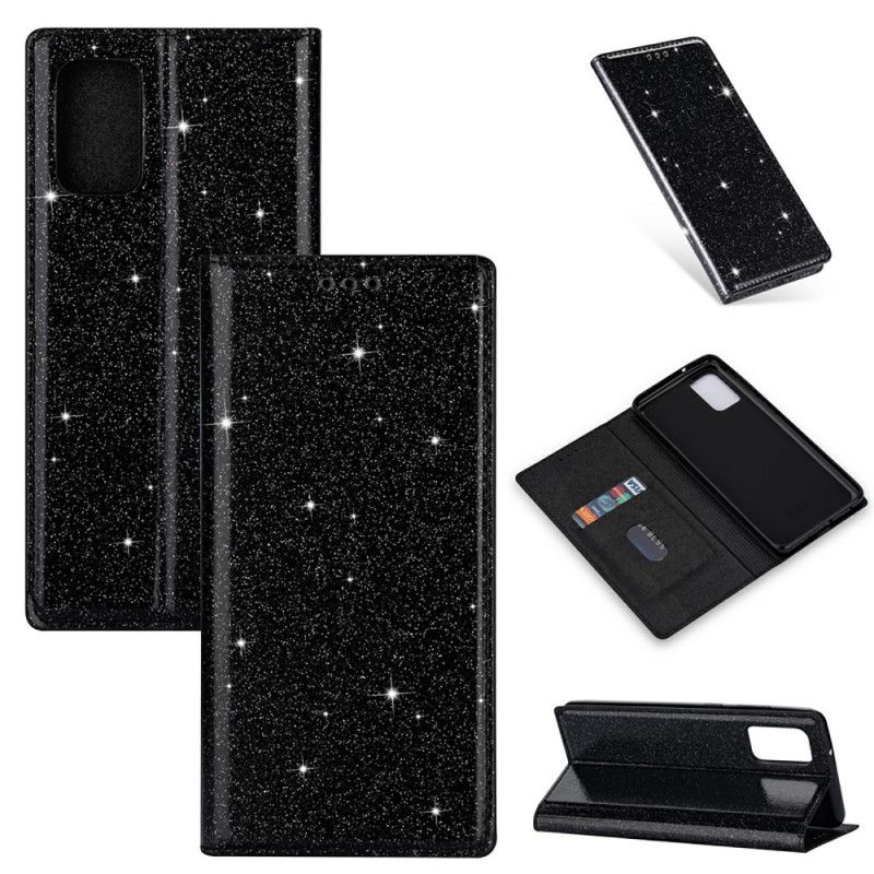 Cover Samsung Galaxy M51 Flip Cover Pailletterstil