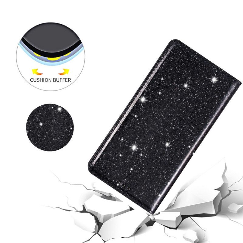 Cover Samsung Galaxy M51 Flip Cover Pailletterstil