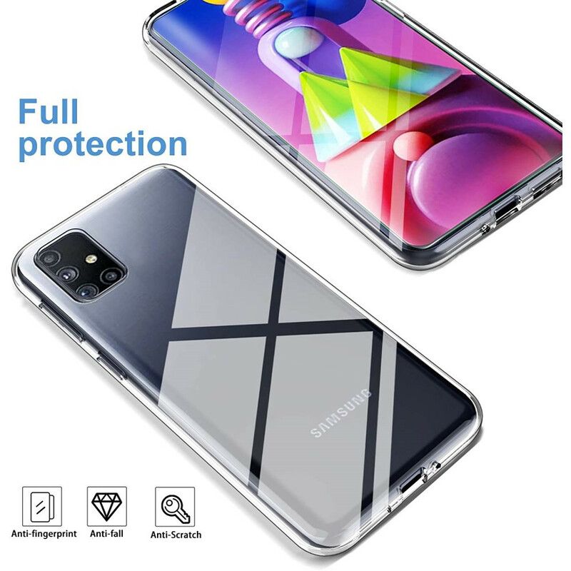 Cover Samsung Galaxy M51 Hærdet Glasskærm