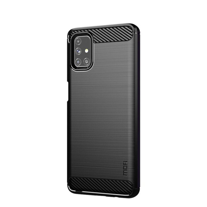 Cover Samsung Galaxy M51 Mofi Børstet Kulfiber