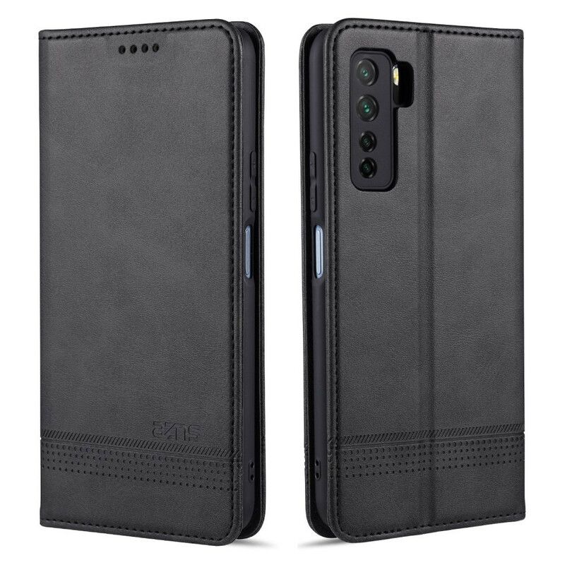 Cover Huawei P40 Lite 5G Flip Cover Azns Læderstil