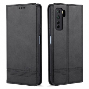 Cover Huawei P40 Lite 5G Flip Cover Azns Læderstil