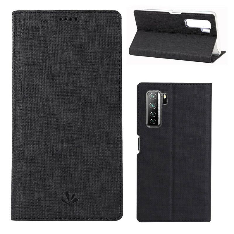 Cover Huawei P40 Lite 5G Flip Cover Tekstureret Vili Dmx