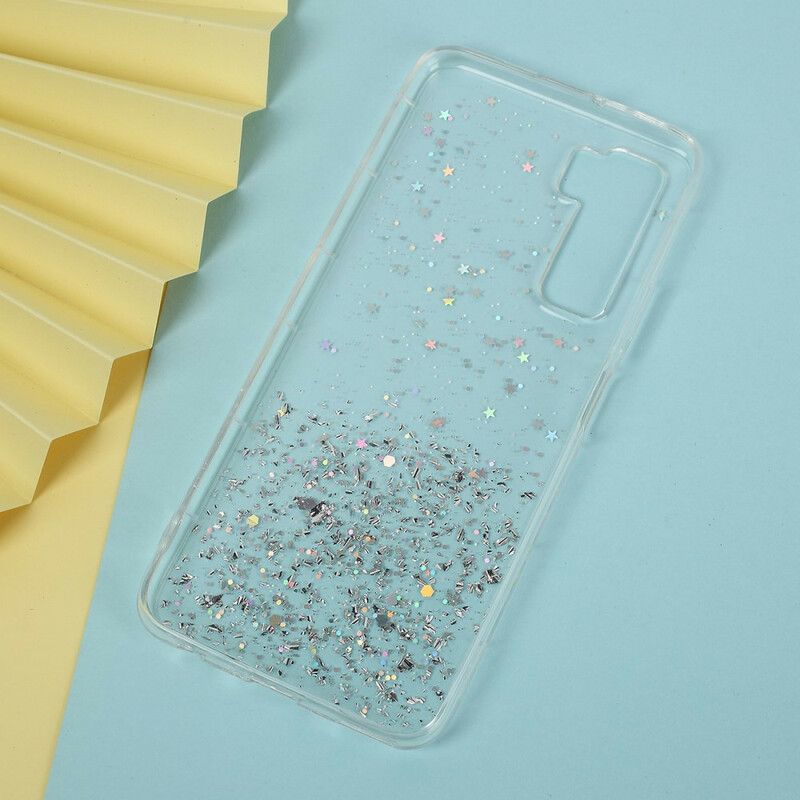 Cover Huawei P40 Lite 5G Glitterpulver