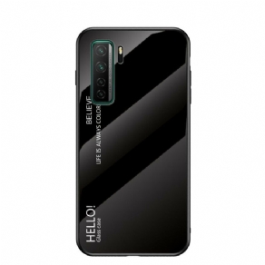 Cover Huawei P40 Lite 5G Hej Hærdet Glas