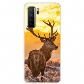 Cover Huawei P40 Lite 5G Hjorte Og Landskab