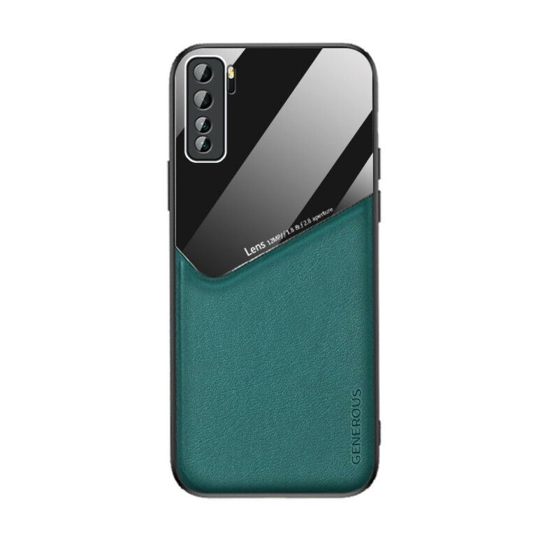 Cover Huawei P40 Lite 5G Magnetisk Lædereffekt