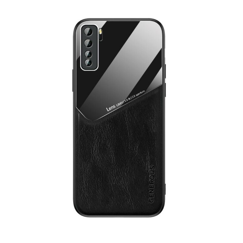 Cover Huawei P40 Lite 5G Magnetisk Lædereffekt