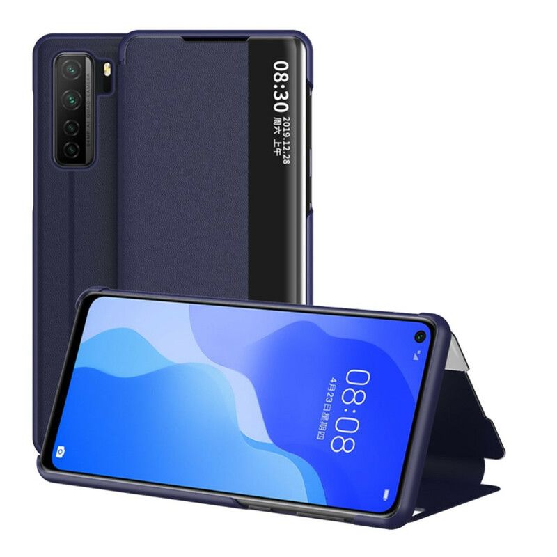 Cover Huawei P40 Lite 5G Tekstureret Kunstlæder