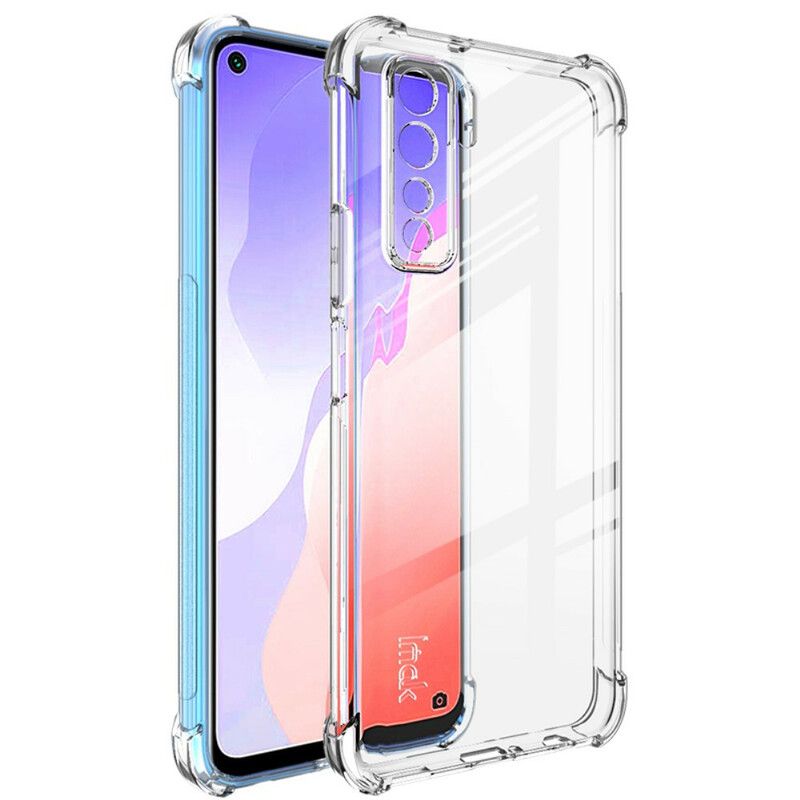 Cover Huawei P40 Lite 5G Transparent Silkeblød Imak