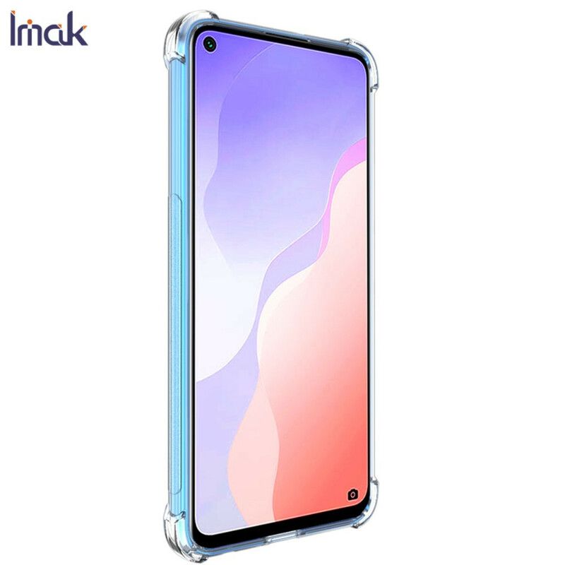 Cover Huawei P40 Lite 5G Transparent Silkeblød Imak