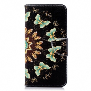 Flip Cover Huawei Y7 2018 / Honor 7C Sommerfuglemandala