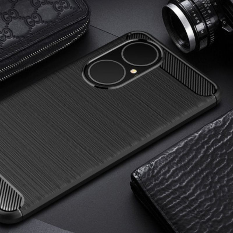 Cover Huawei P50 Børstet Kulfiber