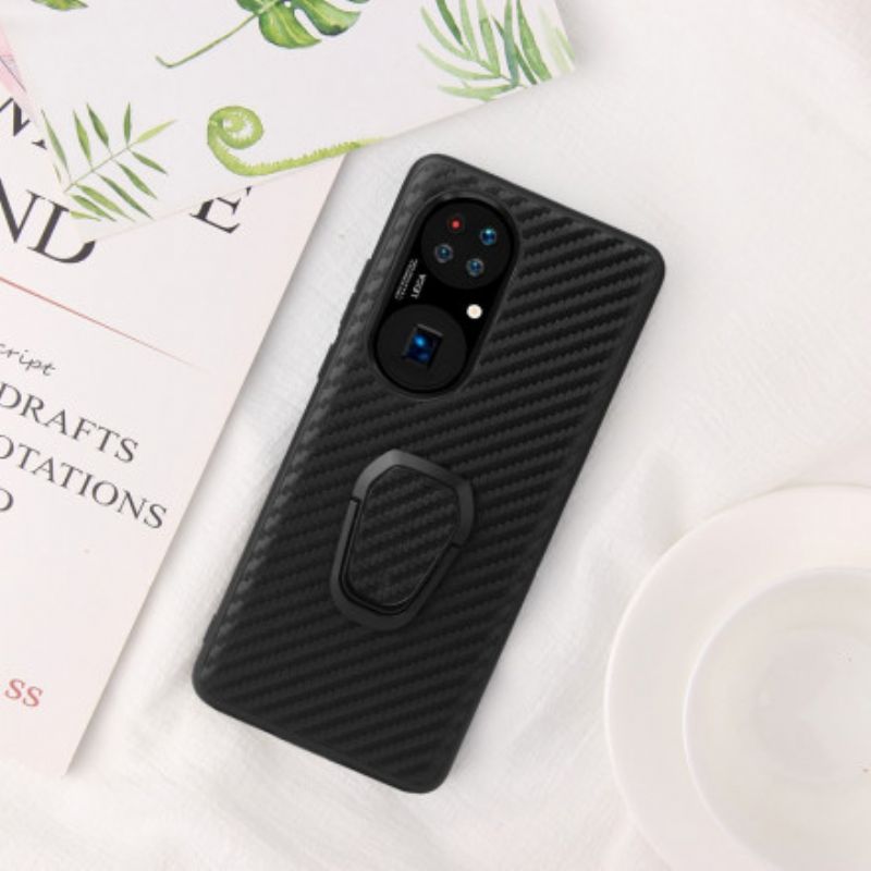 Cover Huawei P50 Carbon Fiber Ring-support