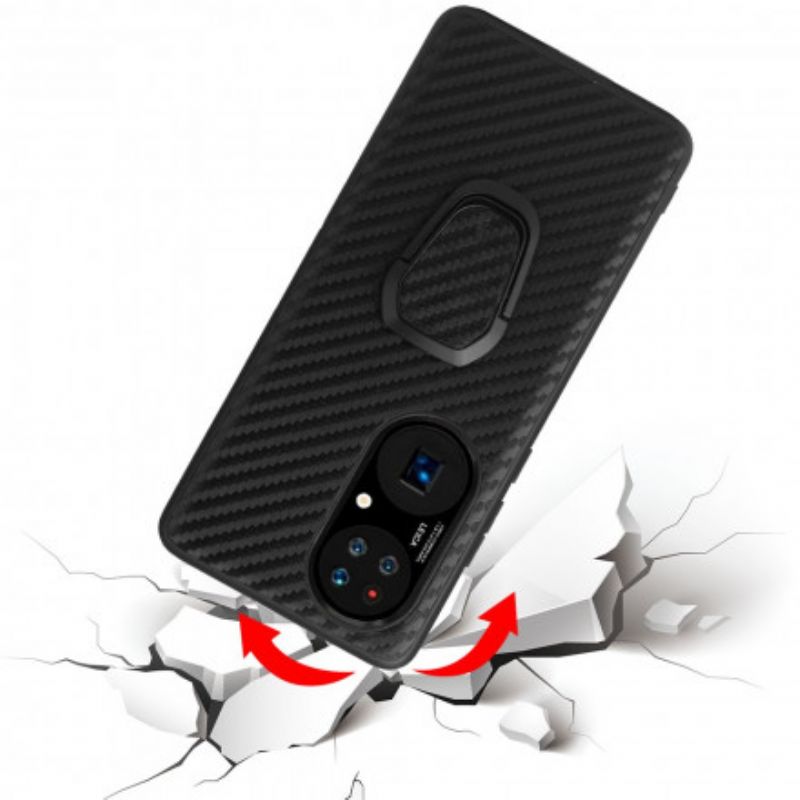 Cover Huawei P50 Carbon Fiber Ring-support