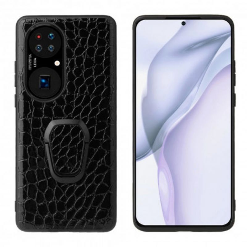 Cover Huawei P50 Crocodile Style Ring-støtte