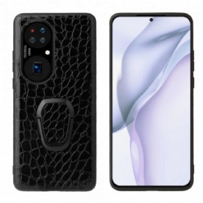 Cover Huawei P50 Crocodile Style Ring-støtte