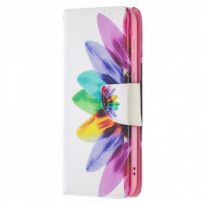 Flip Cover Huawei P50 Akvarelblomst