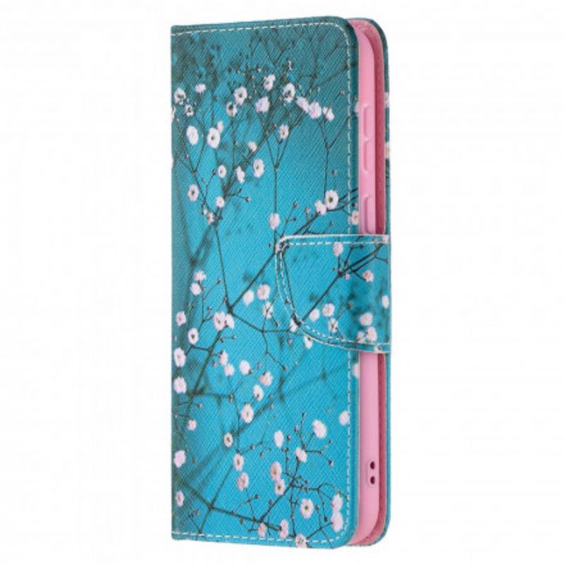 Flip Cover Huawei P50 Blomstrende Træ