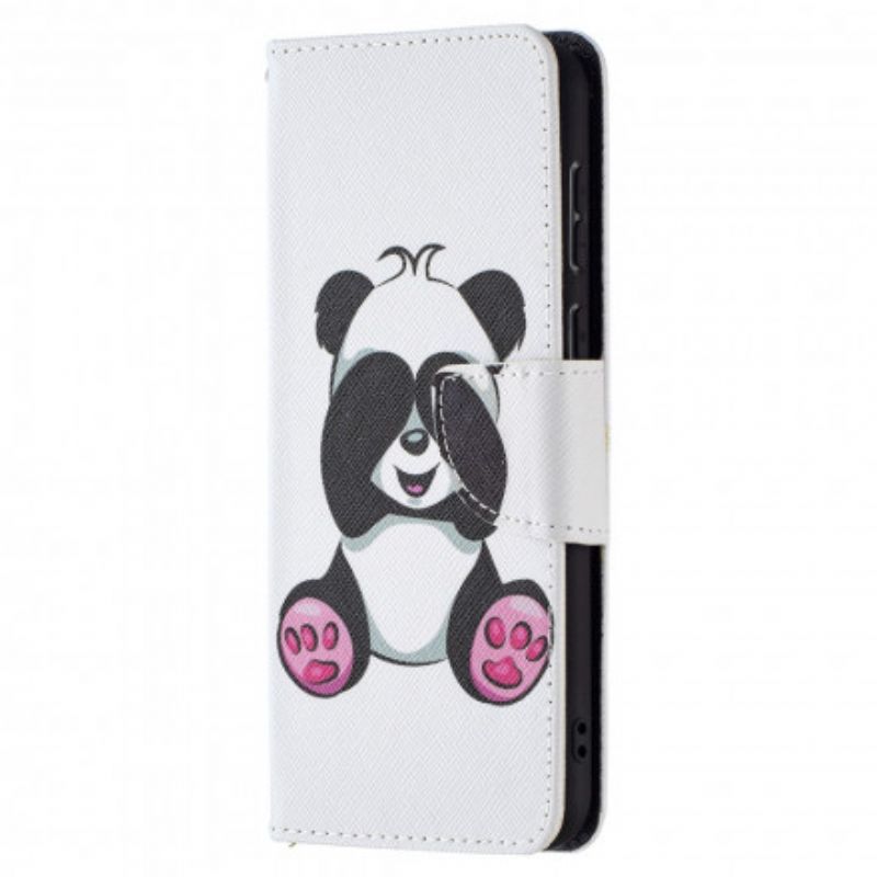 Flip Cover Huawei P50 Panda På Bambus