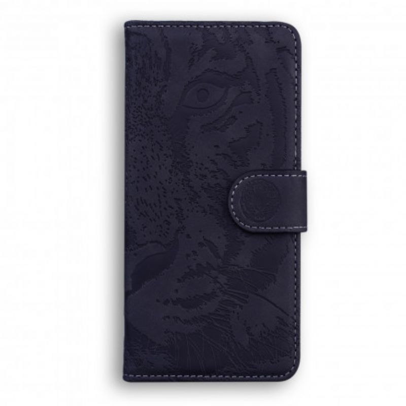 Flip Cover Huawei P50 Tiger Ansigtstryk