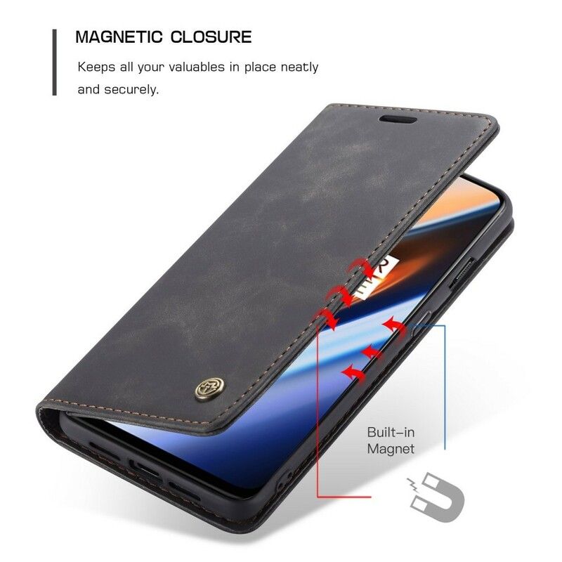 Cover OnePlus 7 Flip Cover Caseme Kunstlæder