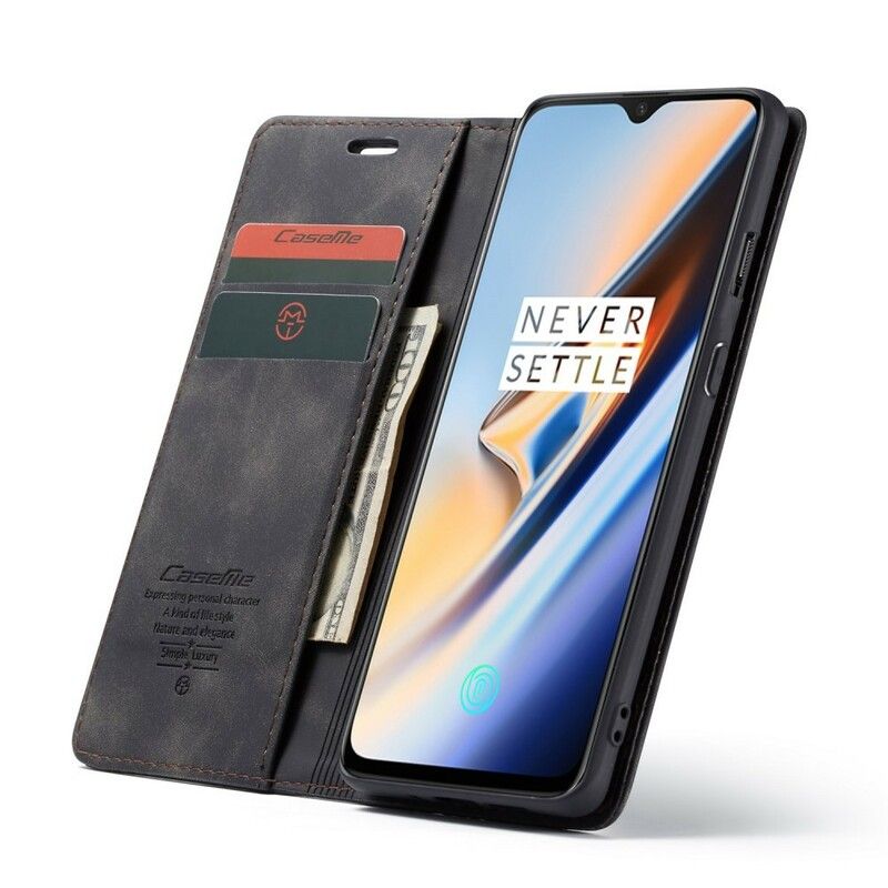 Cover OnePlus 7 Flip Cover Caseme Kunstlæder