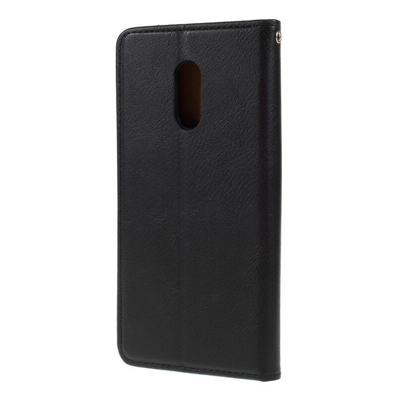 Cover OnePlus 7 Flip Cover Faux Læder Kortholder