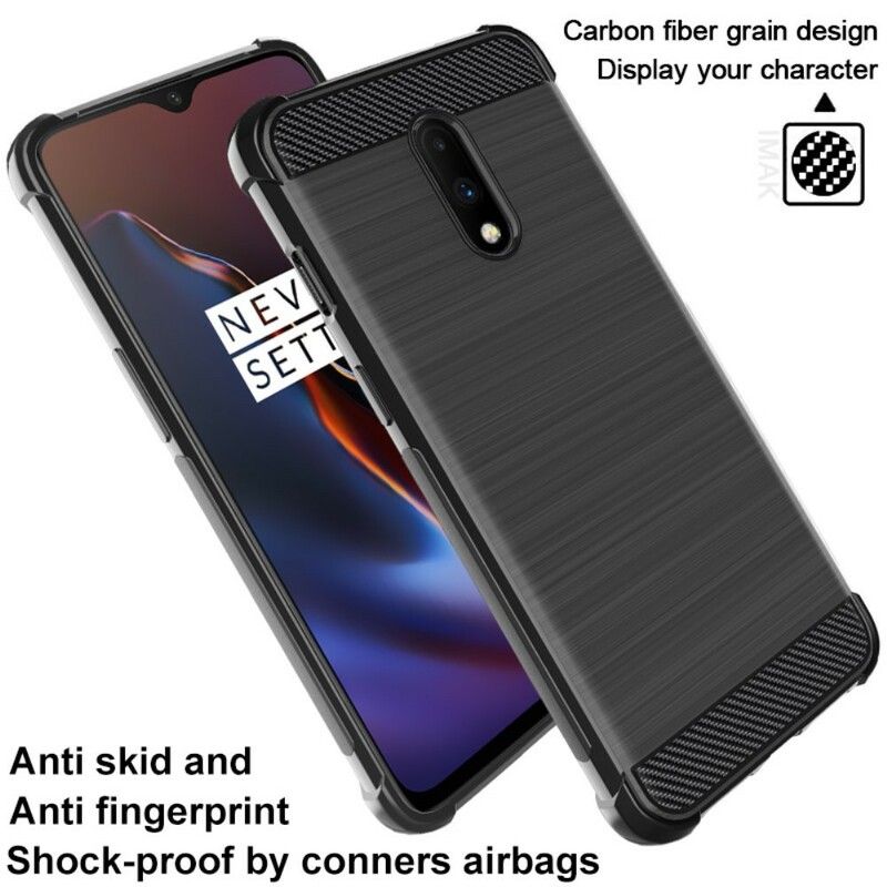 Cover OnePlus 7 Imak Børstet Kulfiber