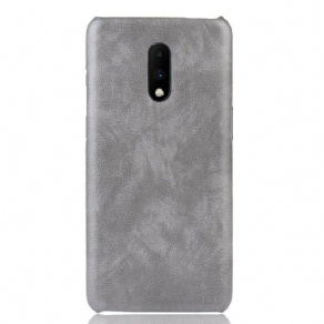 Cover OnePlus 7 Performance Litchi-lædereffekt