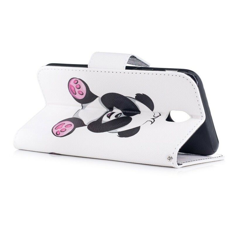 Flip Cover Samsung Galaxy J7 2017 Panda Sjov