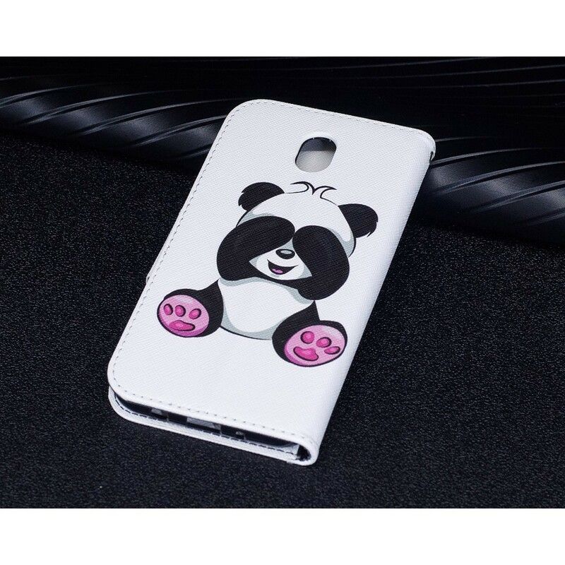 Flip Cover Samsung Galaxy J7 2017 Panda Sjov