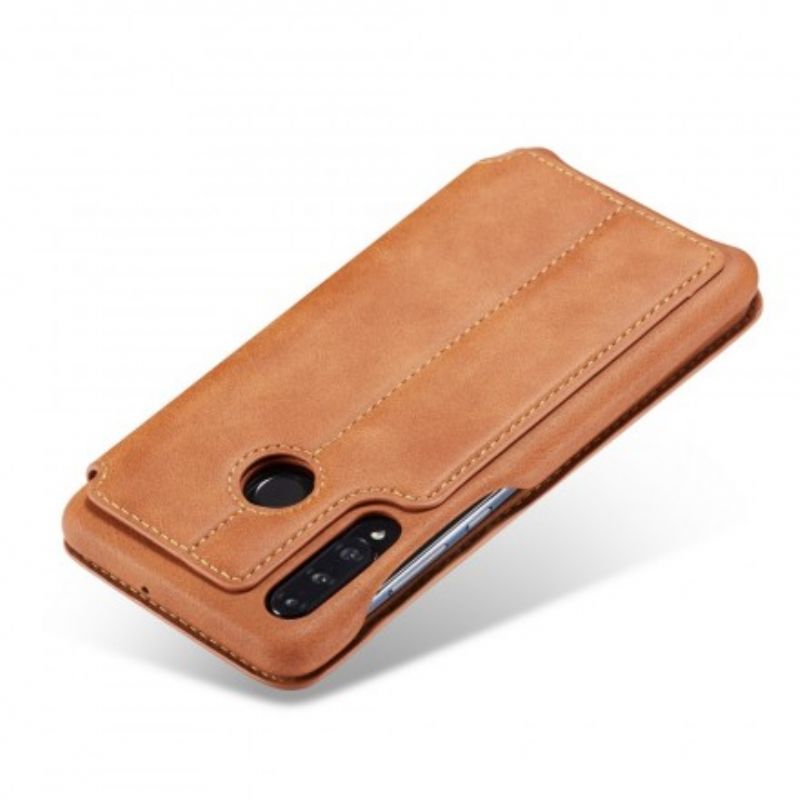 Cover Huawei P30 Lite Flip Cover Lc.imeeke Lædereffekt