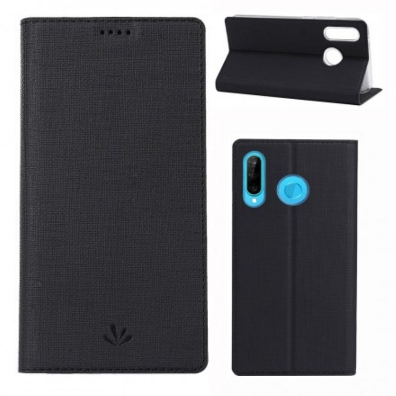 Cover Huawei P30 Lite Flip Cover Tekstureret