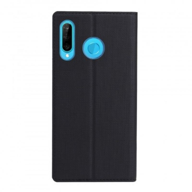 Cover Huawei P30 Lite Flip Cover Tekstureret